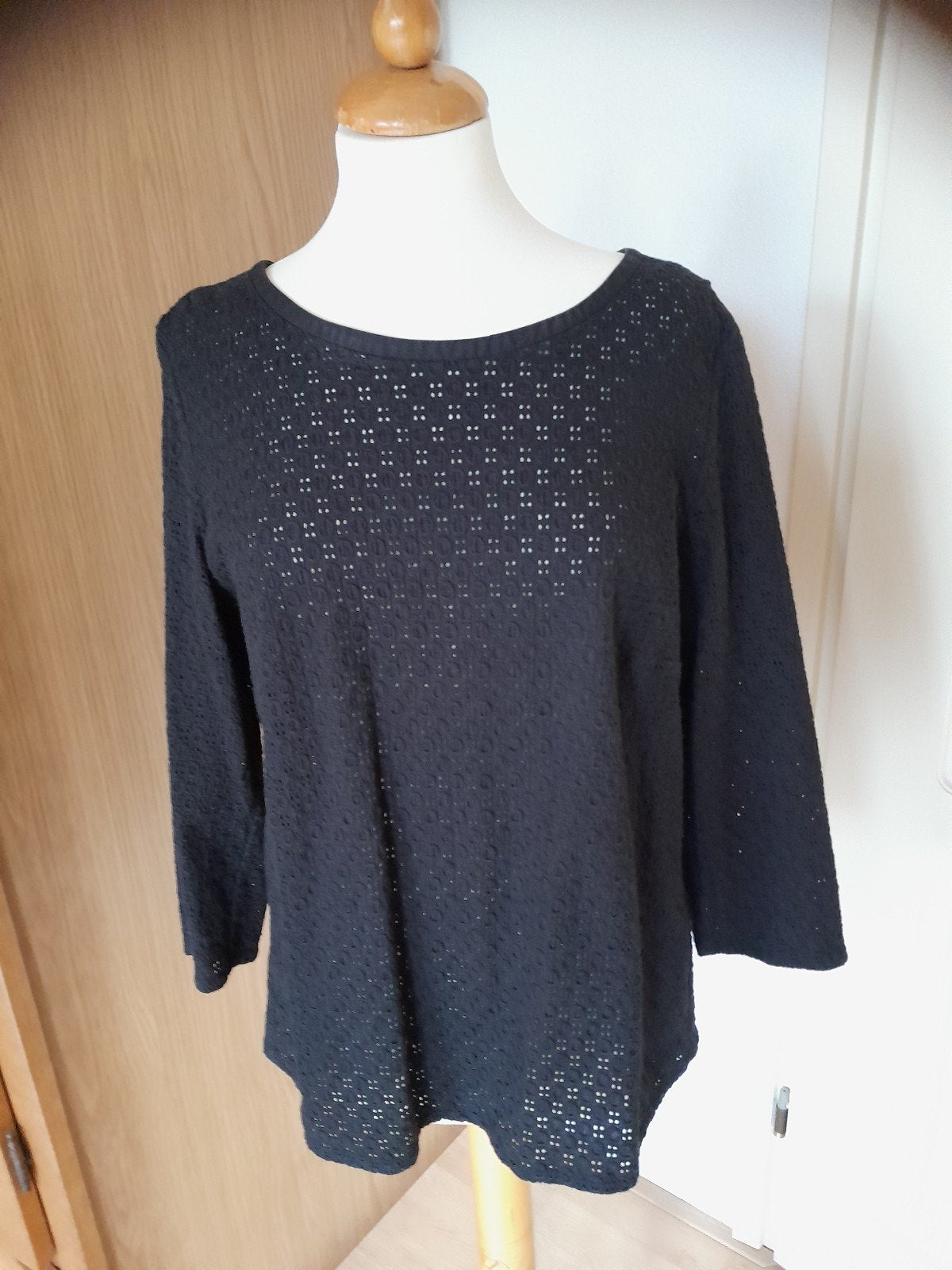 Zwarte blouse top van Xandres
maat 44., Verzenden, Zwart, Maat 42/44 (L), Zo goed als nieuw
