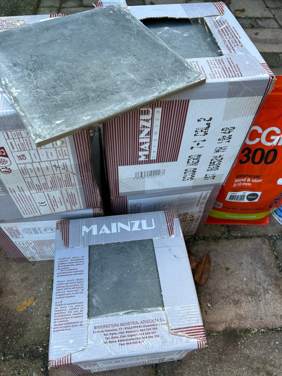 Nieuwe Mainzu Vloertegels (Keramiek) - 5 m2, Ophalen, Keramiek, Nieuw, 5 tot 10 m²