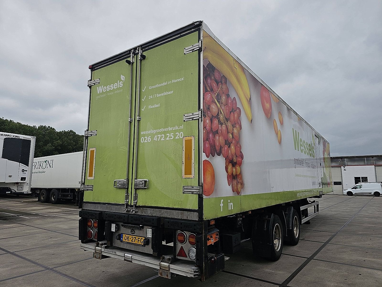 SYSTEM TRAILERS VEDECAR FRIGO carrier steer axle, Overige kleuren, Bedrijf, Aanhangers en Opleggers, Te koop