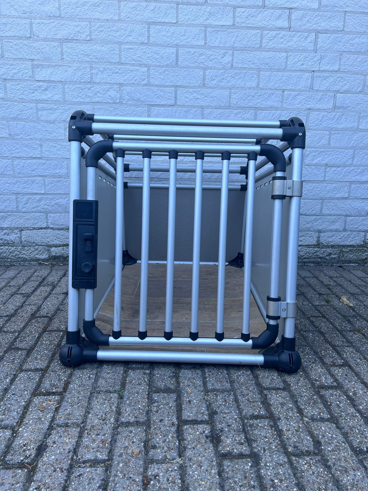 Aluminium honden bench, Dieren en Toebehoren, Hondenbenches, Ophalen, Gebruikt