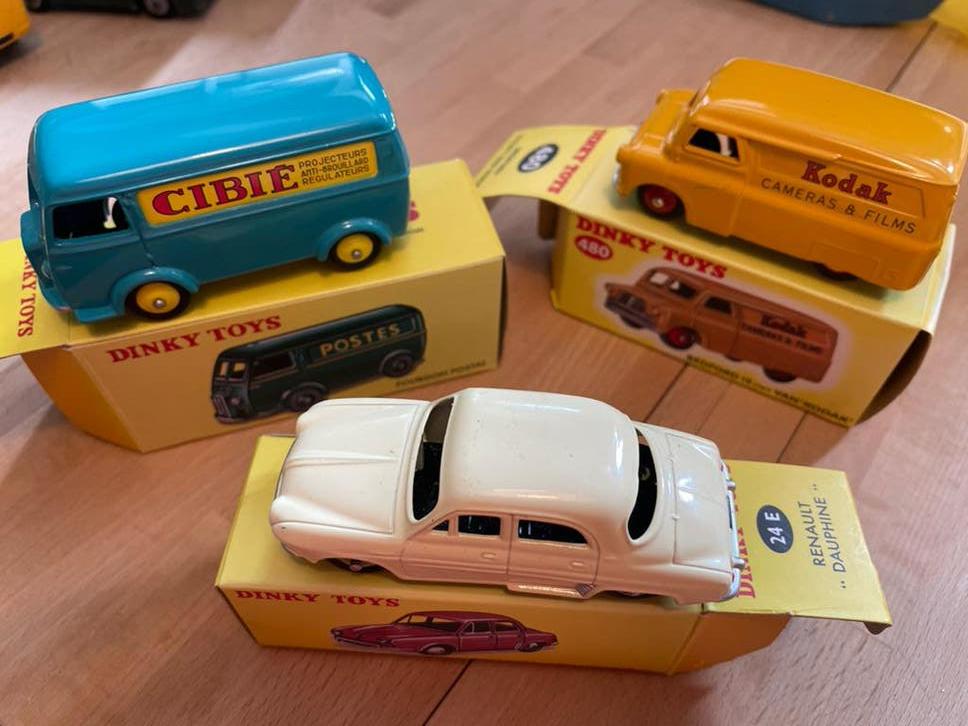 Dinky Toys: Mint in doos - Renault Dauphine, Cibié, Kodak, Hobby en Vrije tijd, Modelauto's | 1:43, Verzenden, Nieuw, Auto, Dinky Toys