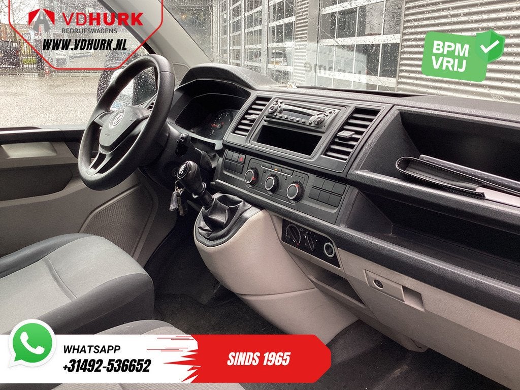 Volkswagen Transporter 2.0 TDI EURO6 EXPORT €15.057,- Incl, Auto's, Bestelauto's, Voorwielaandrijving, Gebruikt, Wit, Origineel Nederlands