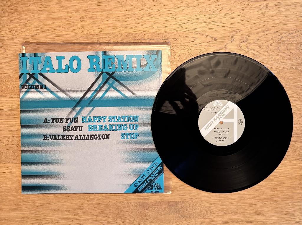 Italo Disco: Italo Remix (Volume 1 - 12"):  MS 105, Beschermende buitenhoes, Ophalen of Verzenden, Zo goed als nieuw, 12 inch