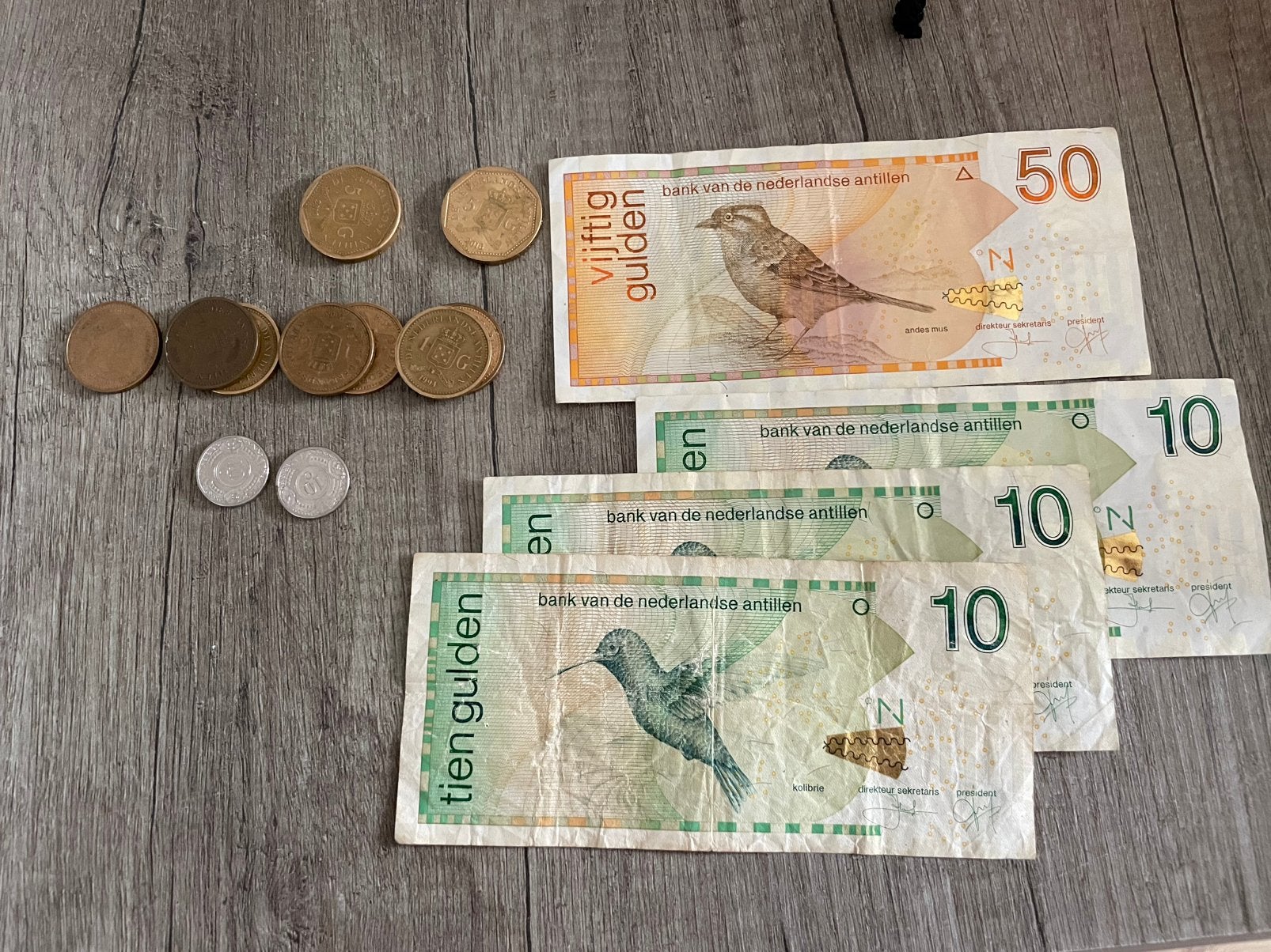 antiliaanse gulden biljetten en munten, Ophalen of Verzenden, Nederland, Bankbiljetten