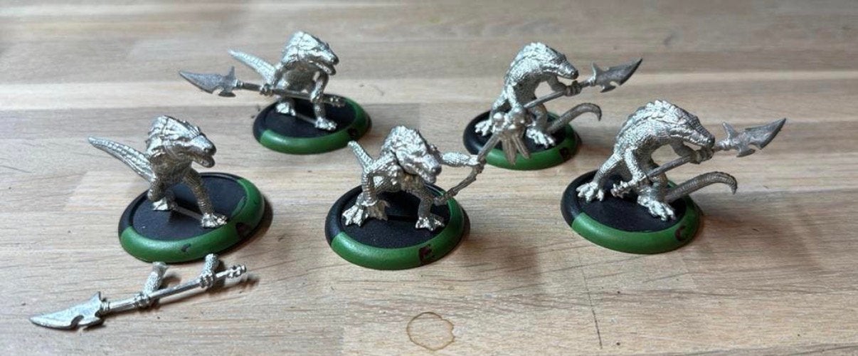 Privateer press Hordes Gatorman Posse 5x metal, Ophalen of Verzenden, Zo goed als nieuw