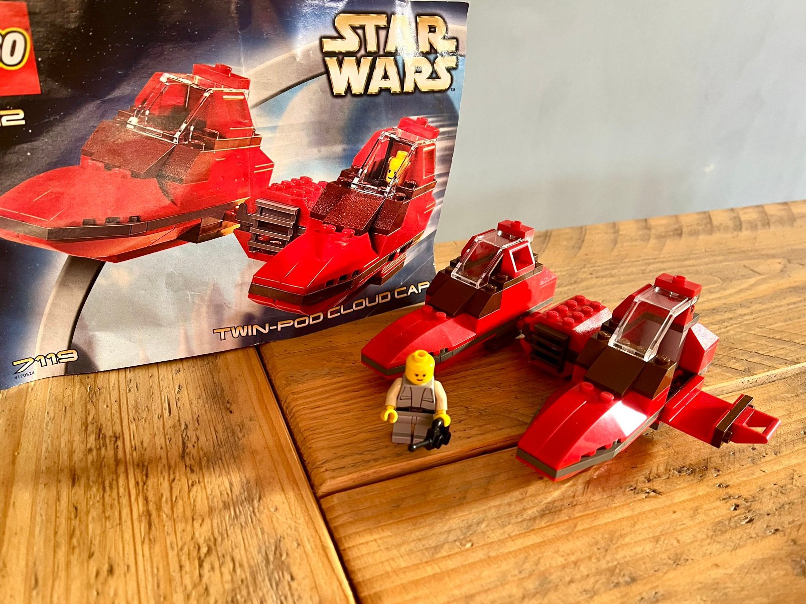 Star Wars Lego 7119 Twin Pod Cloud Car, Ophalen of Verzenden, Gebruikt, Actiefiguurtje