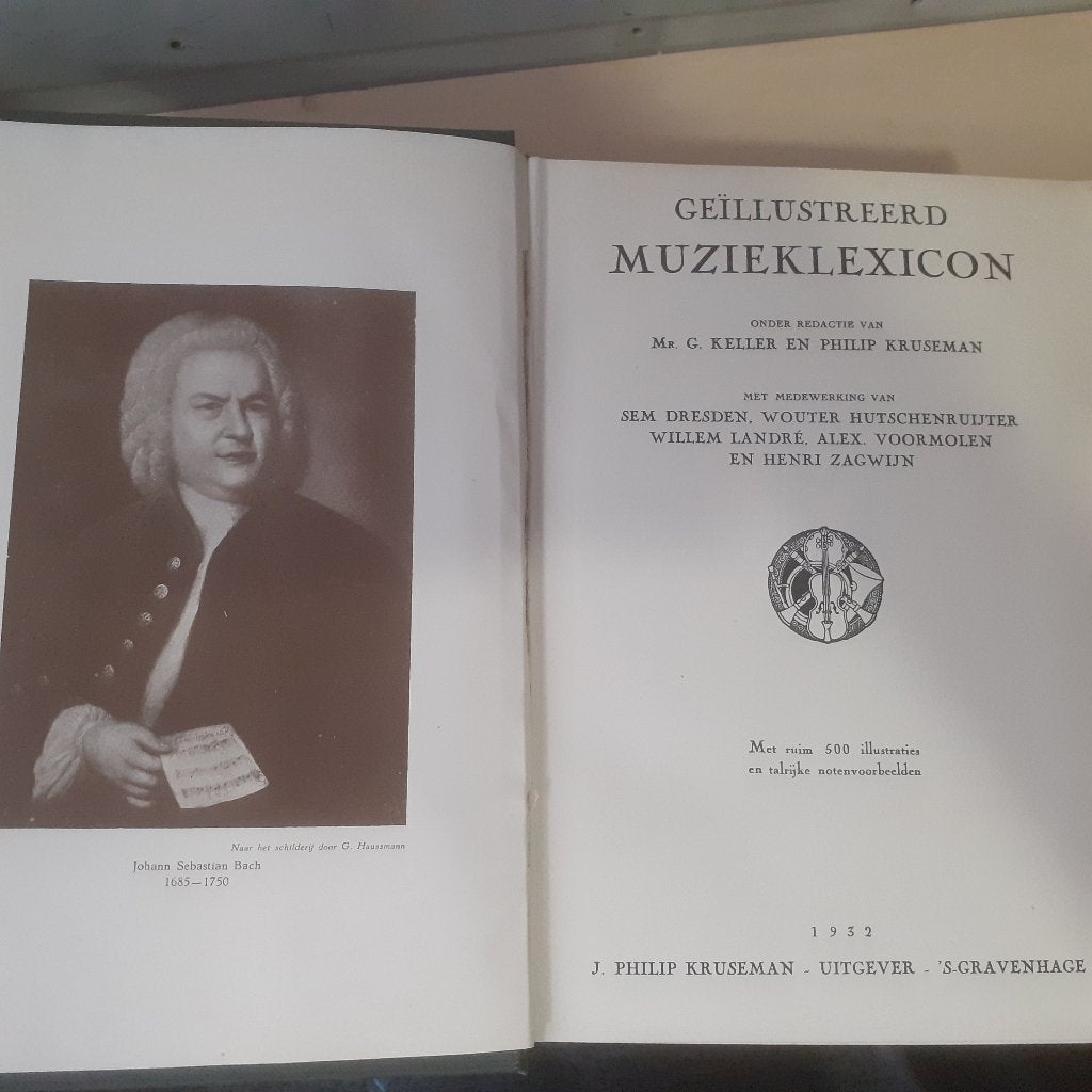 Nr. 484 Geïllustreerde muzieklexicon, Gelezen, Diverse auteurs, Ophalen of Verzenden, Overige onderwerpen