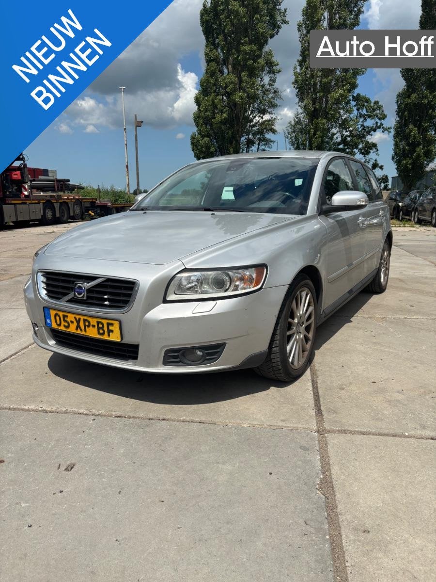Volvo V50 2.4i Edition II | Autom. Airco | Cruise Control |, Auto's, Voorwielaandrijving, Stof, Gebruikt, Zwart