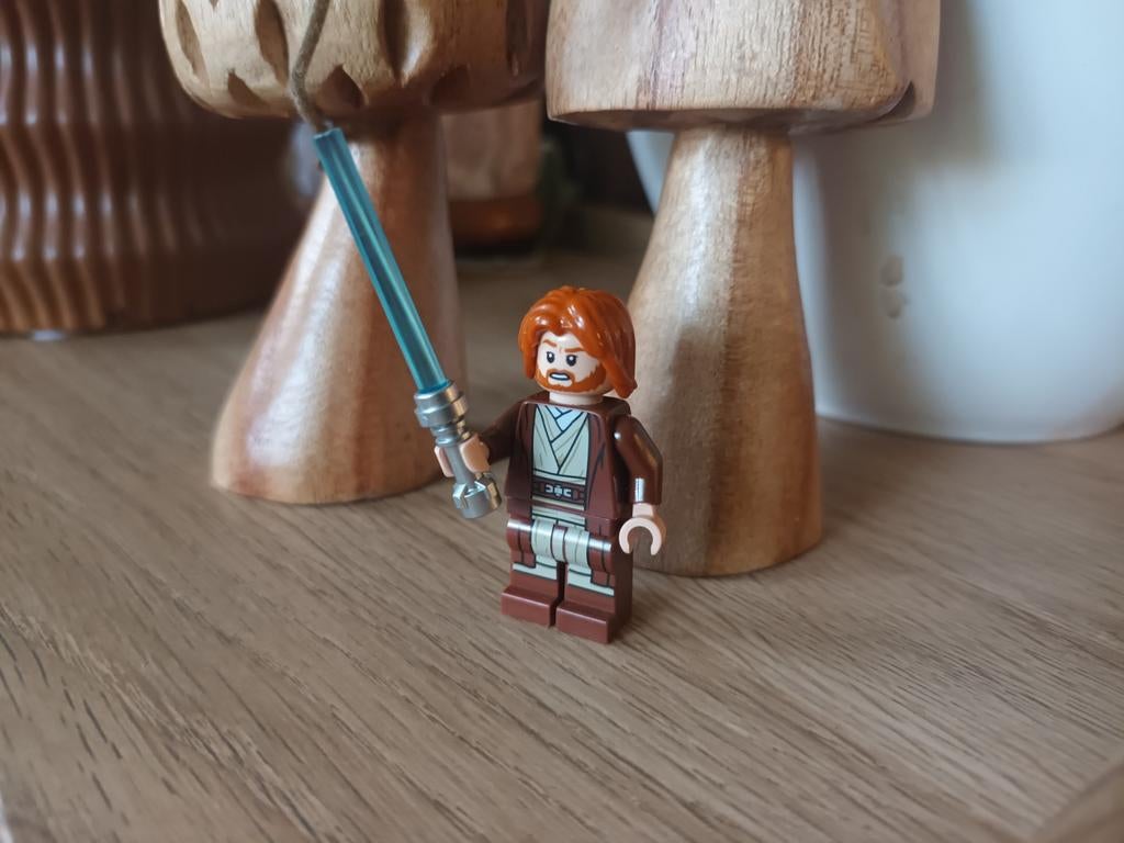 Lego Star Wars Obi-Wan Kenobi minifiguur, Ophalen of Verzenden, Minder dan 10 m², Laminaat