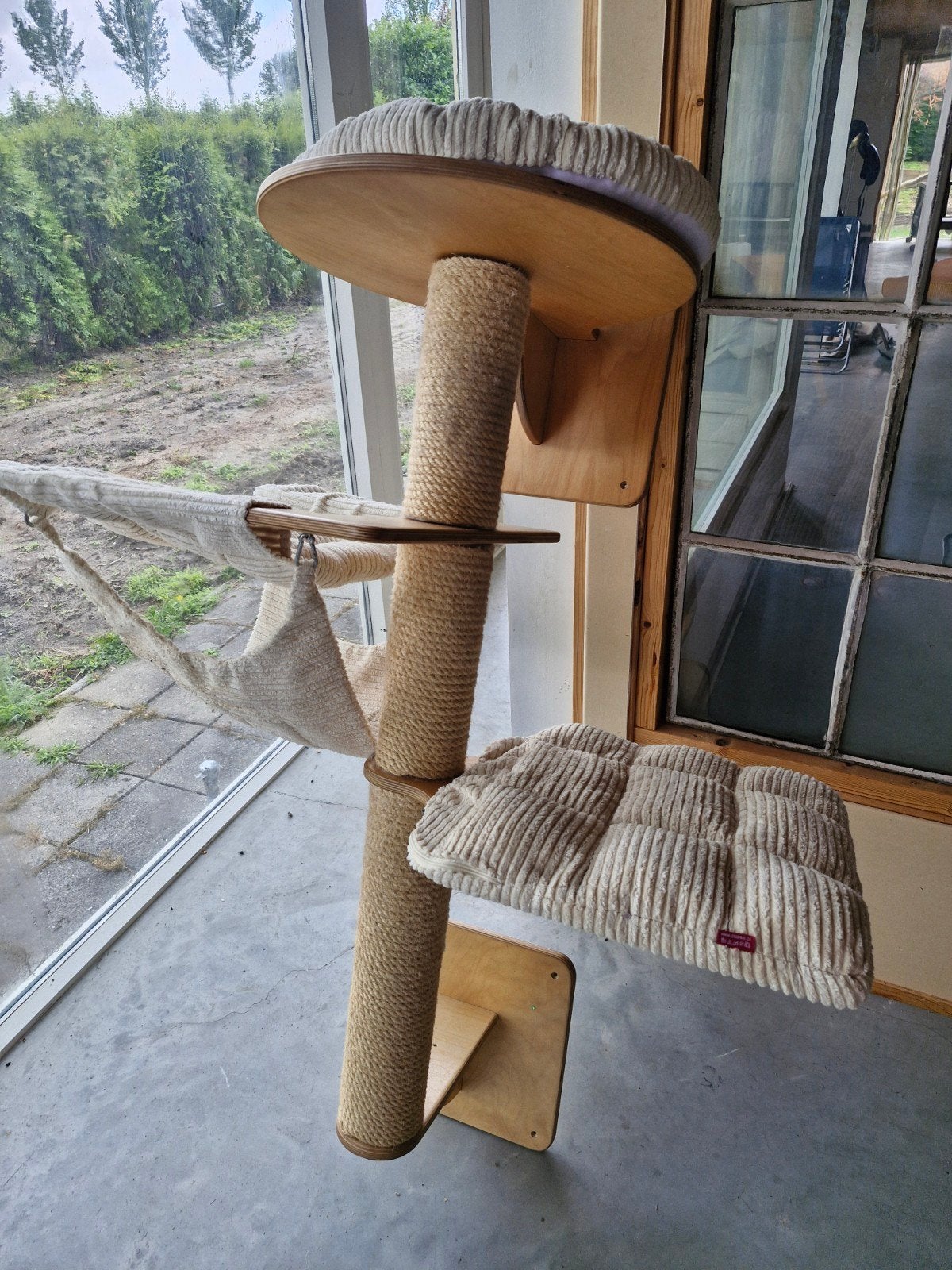 Rufi wandkrabpaal, Dieren en Toebehoren, Krabmeubelen, Ophalen, Krabpaal