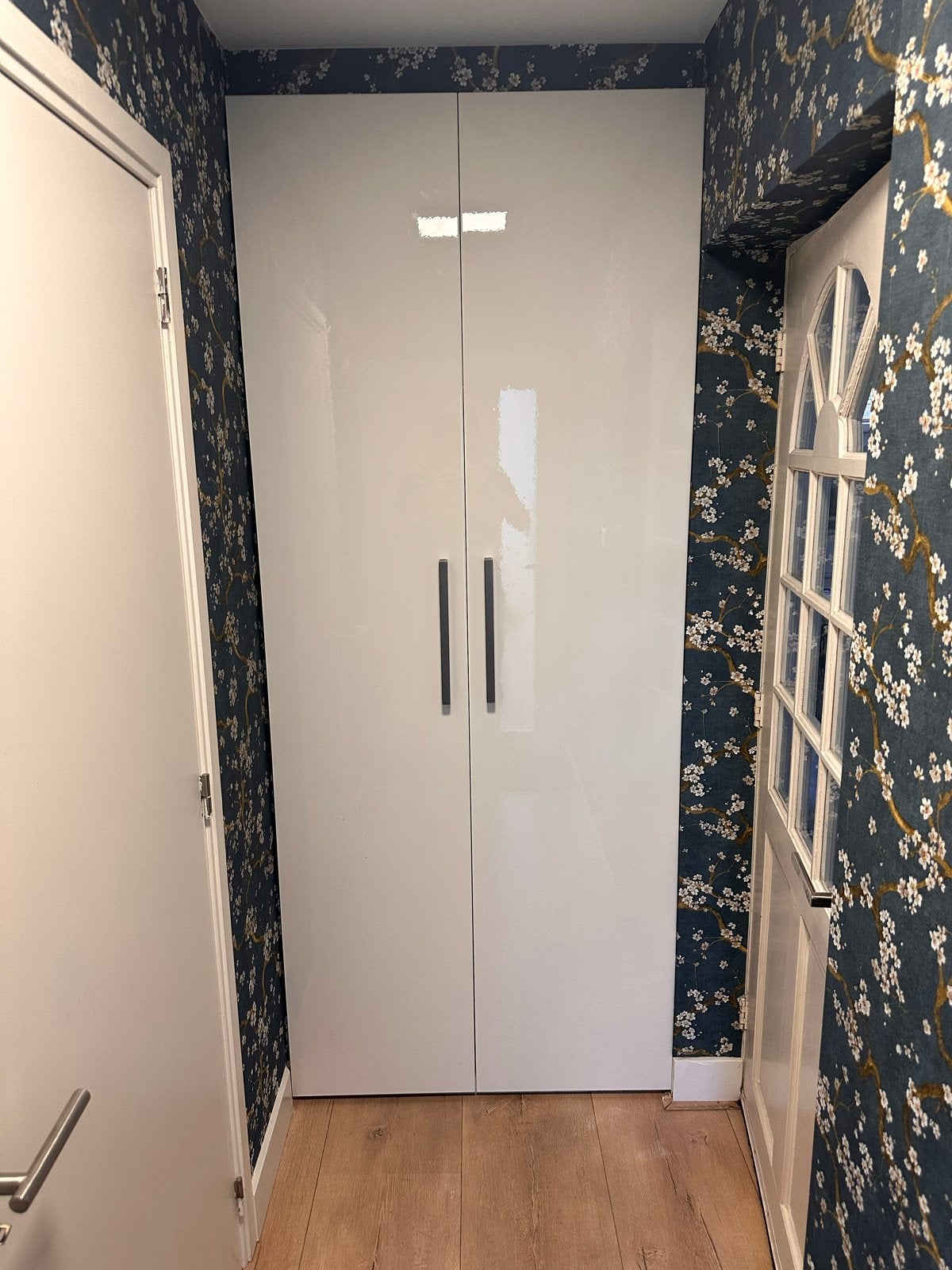 2 IKEA Pax deuren hoogglans wit 50x229 cm, Ophalen, Gebruikt, 200 cm of meer, 50 tot 100 cm