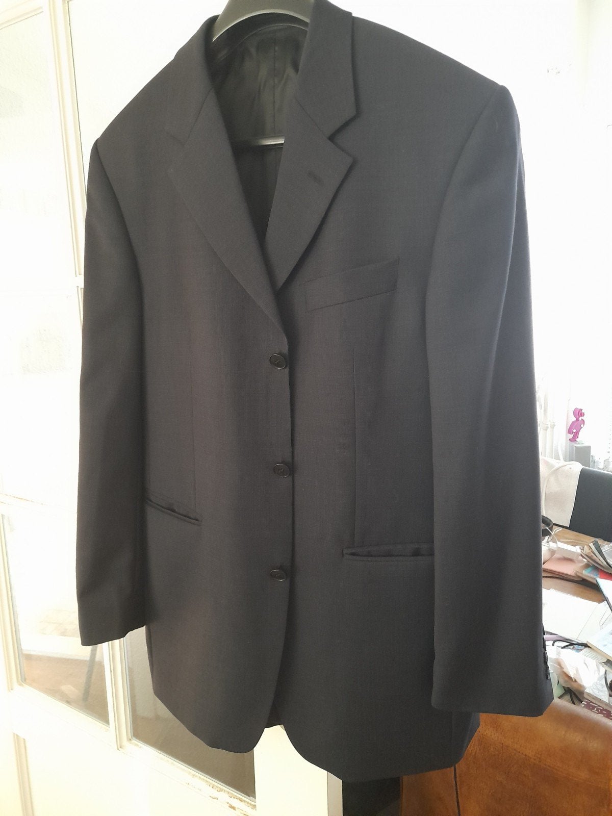 Frans Molenaar Blazer en Gilet - Scheerwol - Maat 48, Ophalen of Verzenden, Gedragen, Frans Molenaar, Maat 48/50 (M)