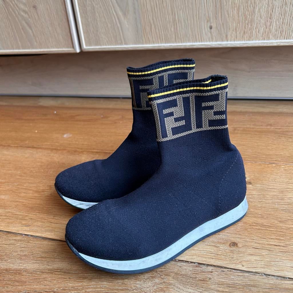 Fendi sock sneakers kids maat 31, Ophalen of Verzenden, Gebruikt, Jongen of Meisje, Sportschoenen