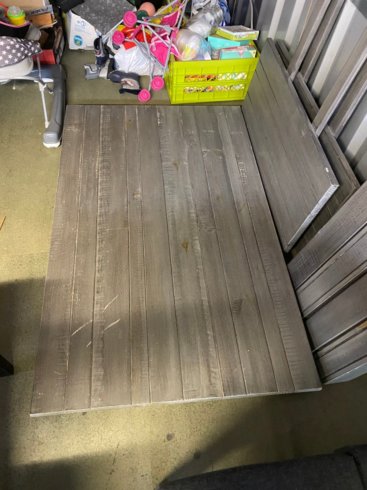 Eetkamertafel met verlengstuk, Ophalen, Gebruikt, 100 tot 150 cm, 50 tot 100 cm