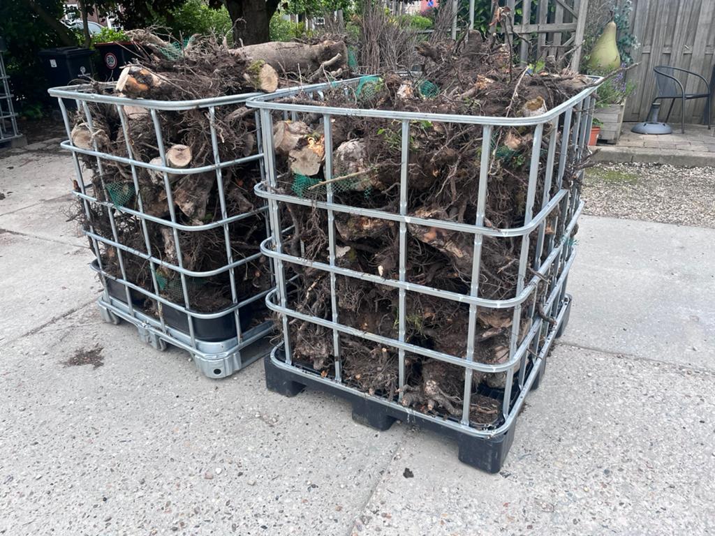 Gratis kachelhout boomstronken appelhout, Minder dan 3 m³, Ophalen, Overige houtsoorten