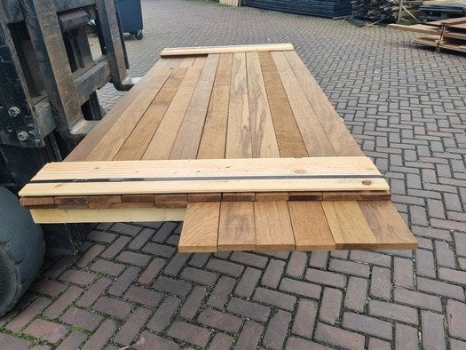 Hardhouten planken geschaafd 2.0x9.0 cm - nr: HP442, Ophalen, Planken, Nieuw, Hardhout