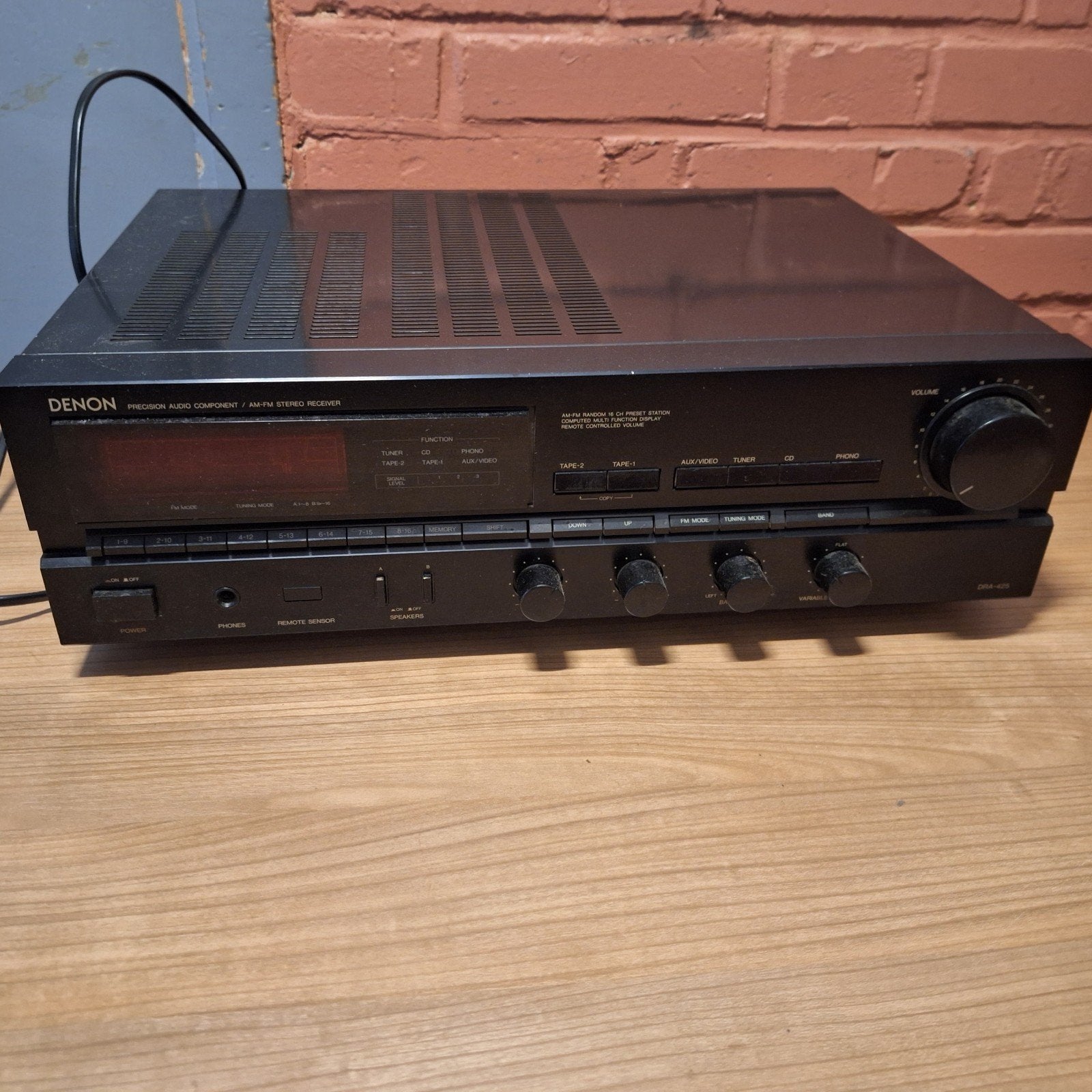 Denon DRA-425 AM/FM Stereo Receiver, Audio, Tv en Foto, Gebruikt, Denon, Ophalen of Verzenden, 60 tot 120 watt