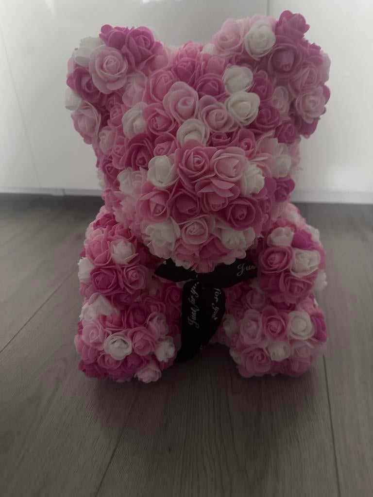 Rozen Beertje - Roze/Wit Rozenbeer, Ophalen of Verzenden, Nieuw