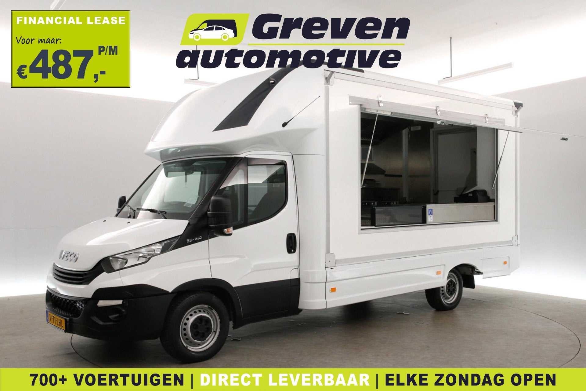 Iveco Daily 35S14 2.3 410 | Foodtruck | Verkoopwagen | Snack, Greven Automotive, Info@grevenautomotive.nl, Oosterstraat 9
9502EC  STADSKANAAL, NL
