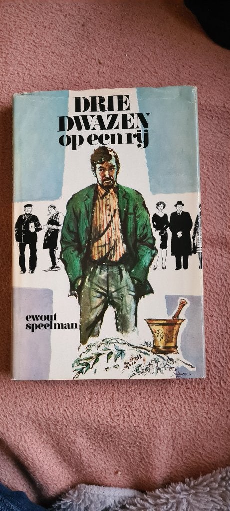 Boek drie dwazen op een rij. Ewout Speelman, Ophalen, Zo goed als nieuw, Ewout Speelman