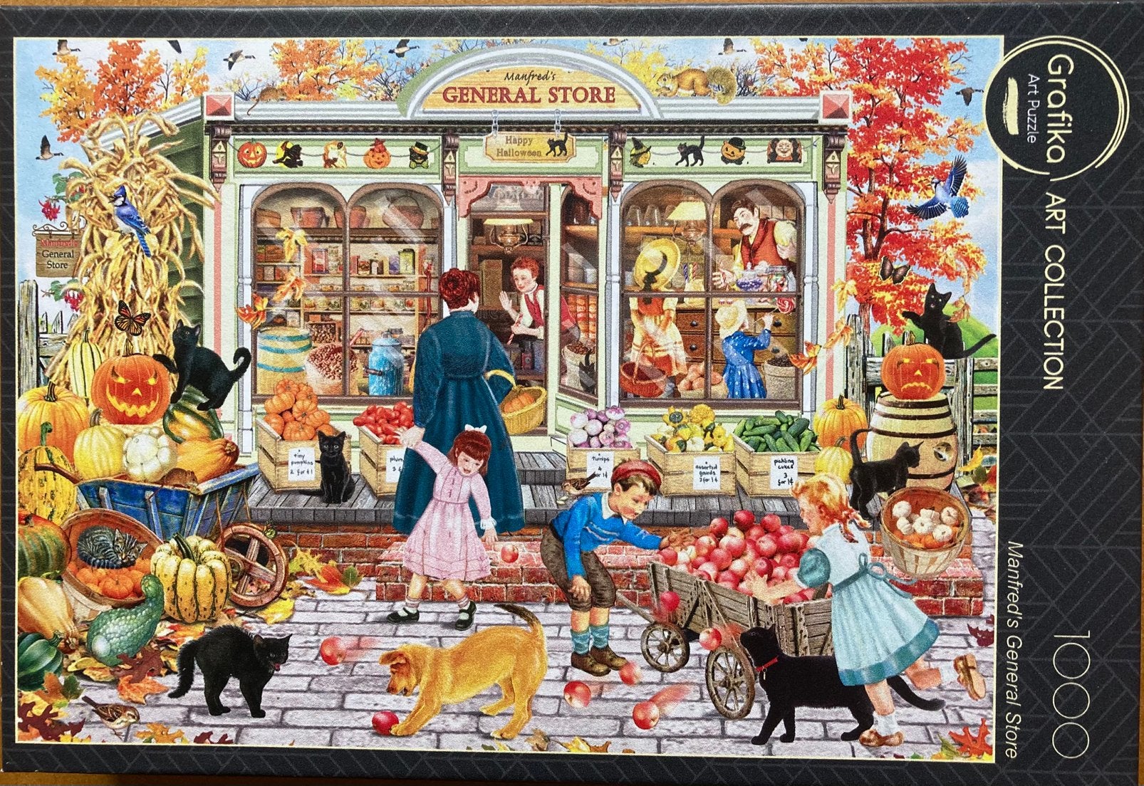 Grafika 1000🧩 Manfred’s General Store, Hobby en Vrije tijd, Ophalen of Verzenden, 500 t/m 1500 stukjes, Zo goed als nieuw, Legpuzzel