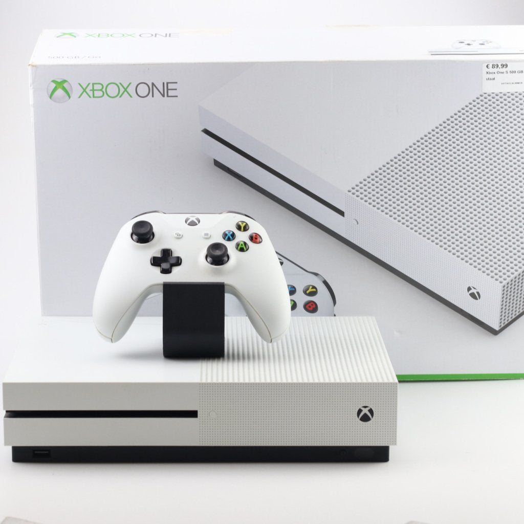 Xbox One S 500 GB Wit Nette staat, Xbox, Zo goed als nieuw, Support@xbox.com, One Microsoft Way
Redmond, WA 98052-6399
