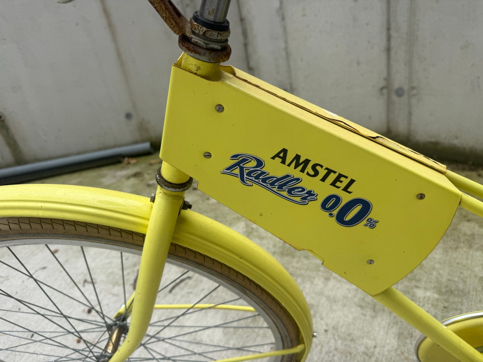 Amstel Radler 0.0% fiets - Geel, Fietsen en Brommers, Overige merken, Gebruikt, Velgrem, Ophalen of Verzenden