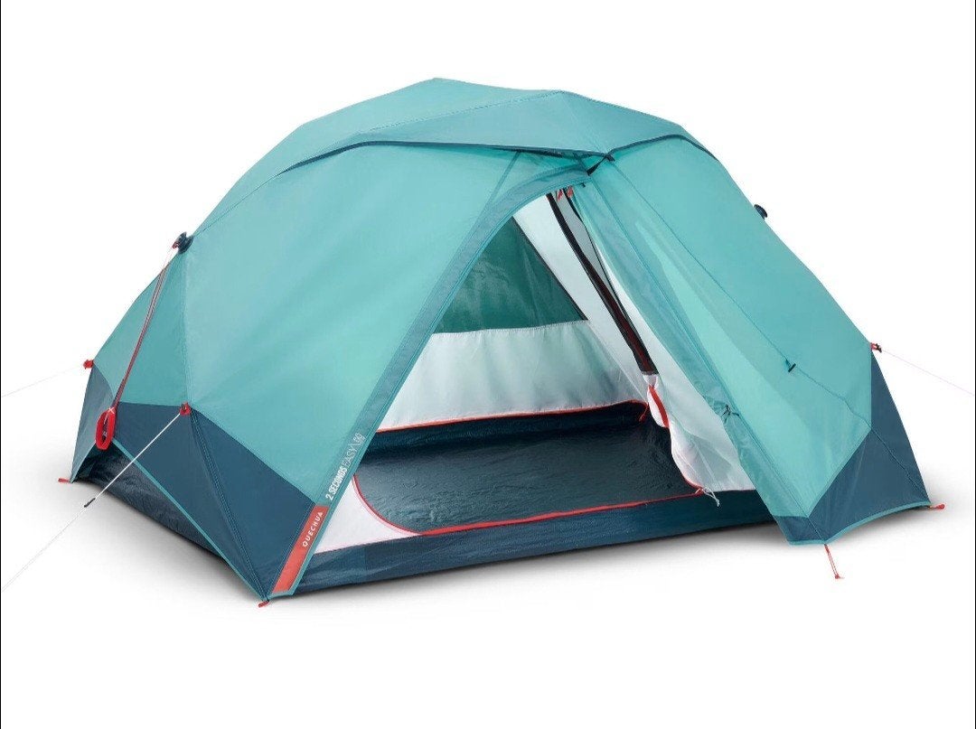 Gebruikte pop-up tent voor 2 personen - snel op te zetten, Caravans en Kamperen, Verzenden, Zo goed als nieuw, Tot en met 2