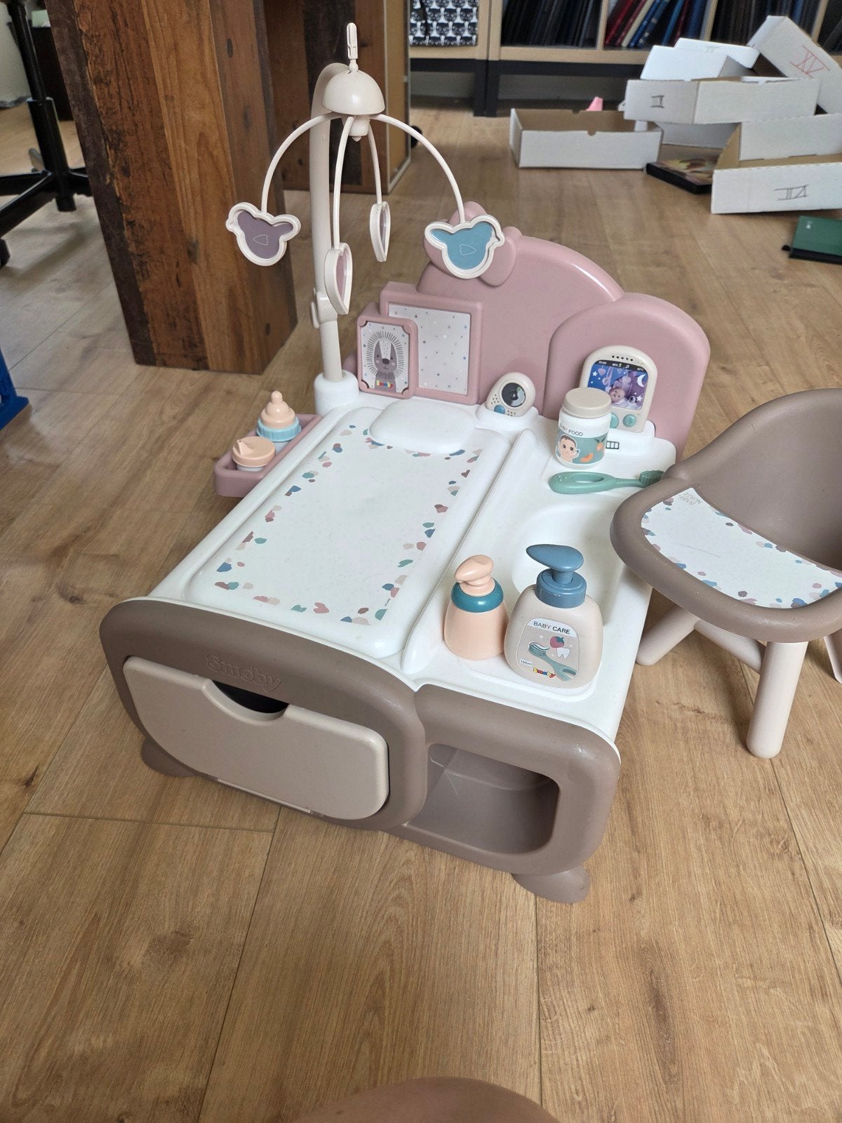 Smoby Baby Nurse Verzorgingsstation met Accessoires, Ophalen of Verzenden, Jongen of Meisje