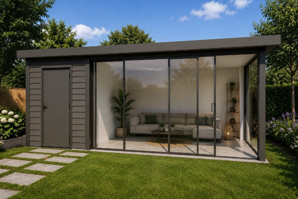 Onderhoudsarme veranda op maat – gratis 3D ontwerp, Tuin en Terras, Ophalen of Verzenden, Nieuw, Veranda