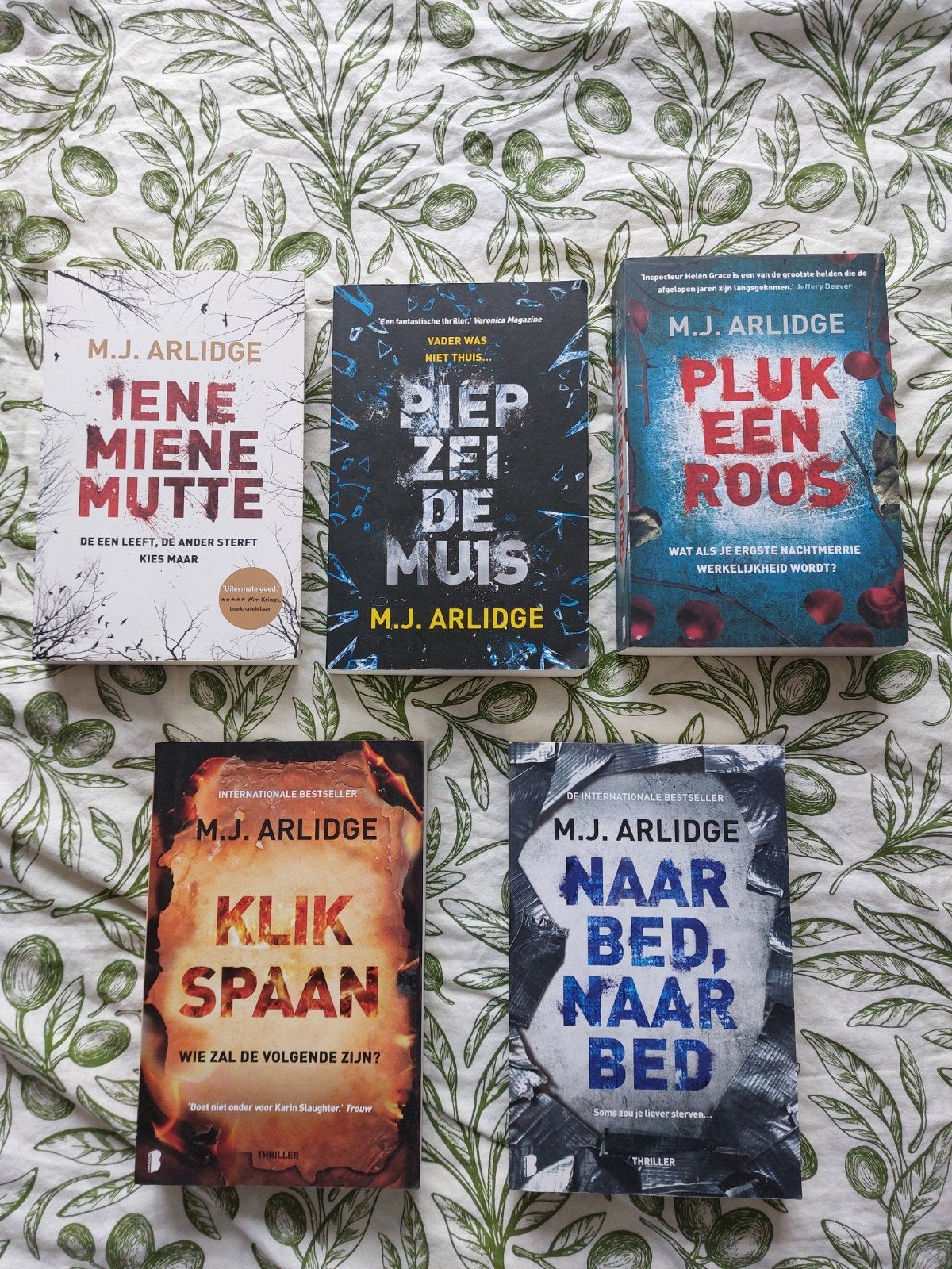 M.J. Arlidge serie Helen Grace 1 t/m 5 boeken, Boeken, Ophalen of Verzenden, Zo goed als nieuw, M.J. Arlidge, Nederland