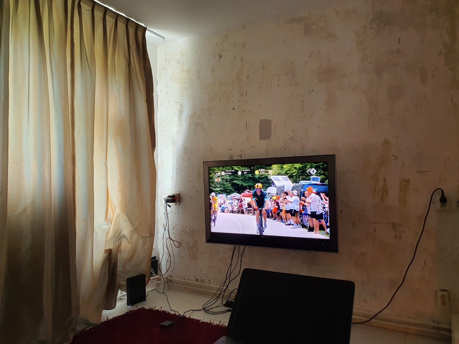 Sony Bravia kdl 46w3000, Ophalen, Gebruikt, 50 Hz, Full HD (1080p)