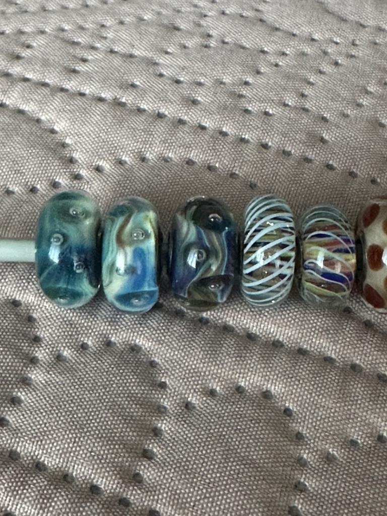 Verschillende trollbeads 4, Sieraden, Tassen en Uiterlijk, Bedels, Ophalen of Verzenden, Zo goed als nieuw, Zilver, Trollbeads