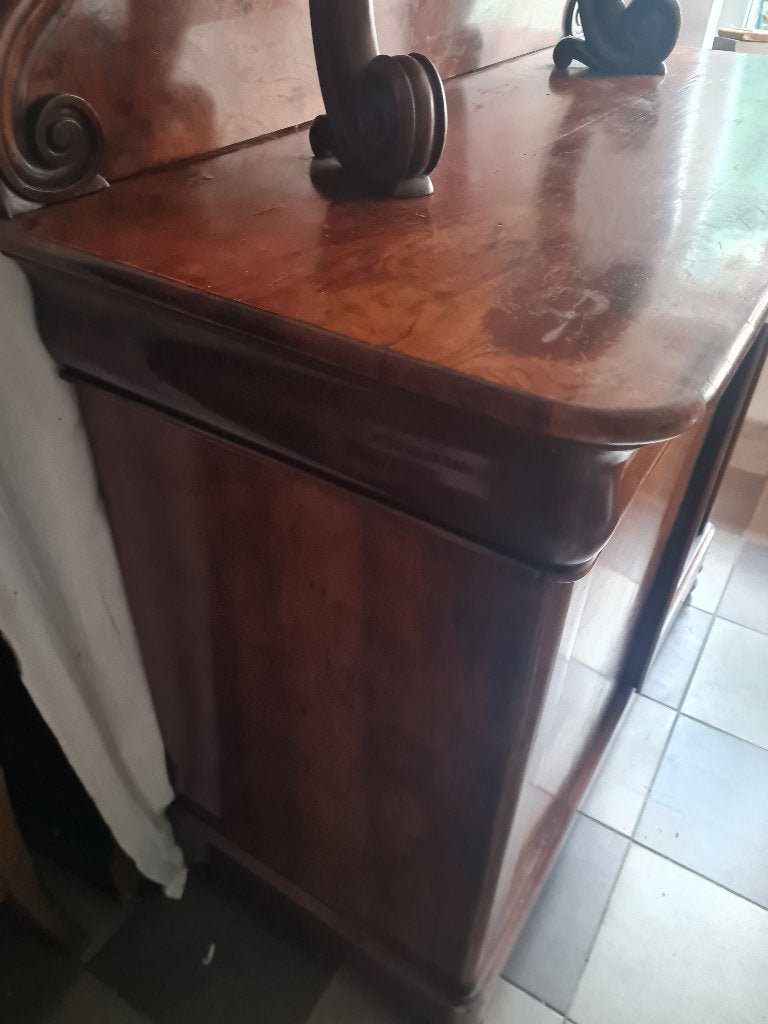 Antieke Franse bonheur kast, vitrine kast, Ophalen