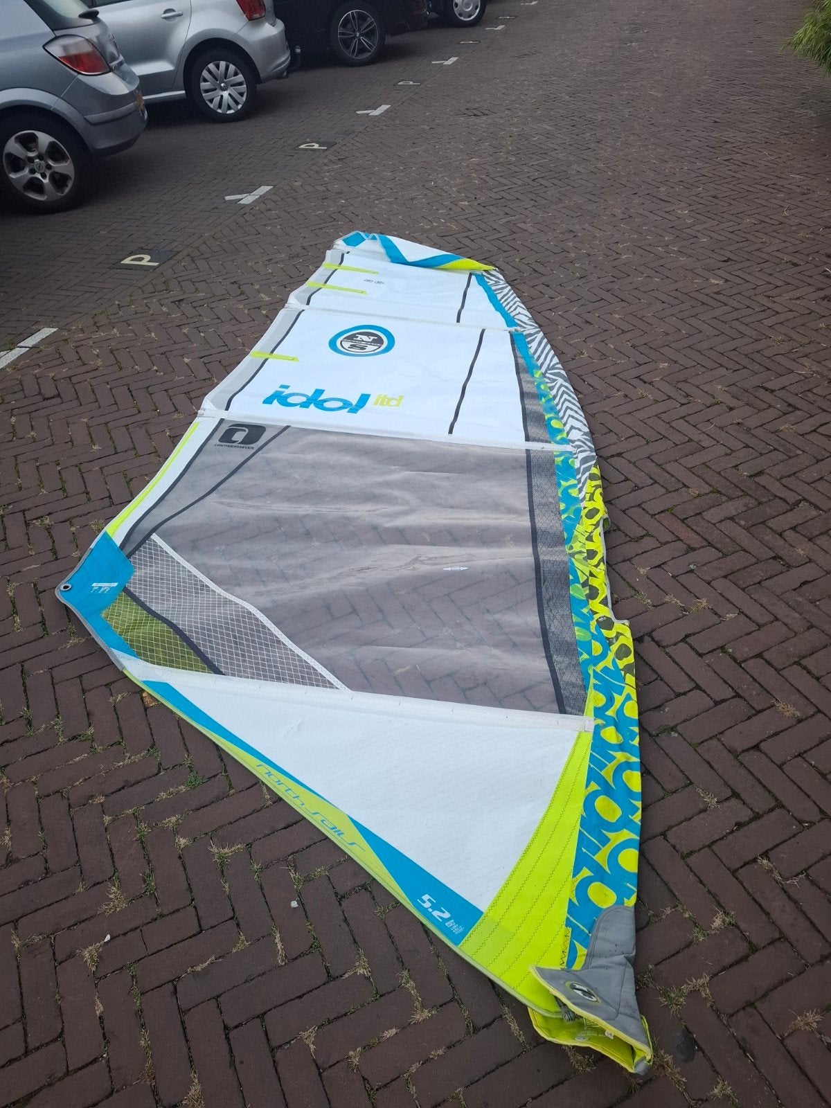 North Sails Idol LTD 5.2 windsurfzeil, Watersport en Boten, Ophalen, 5 tot 6.5 m², North Sails, Zeil