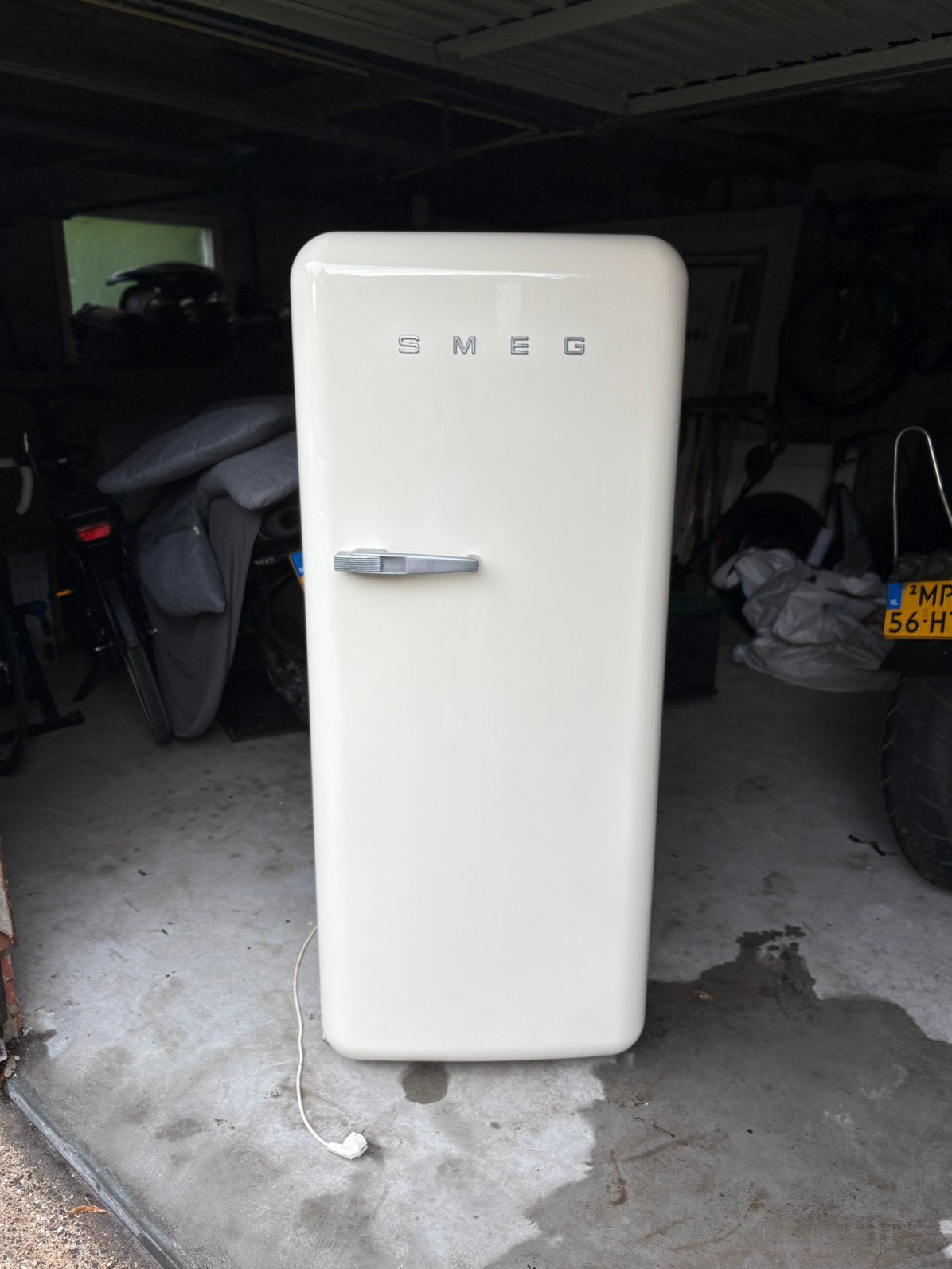 Smeg koelkast met vriesvak, Witgoed en Apparatuur, Ophalen, Gebruikt, Met vriesvak