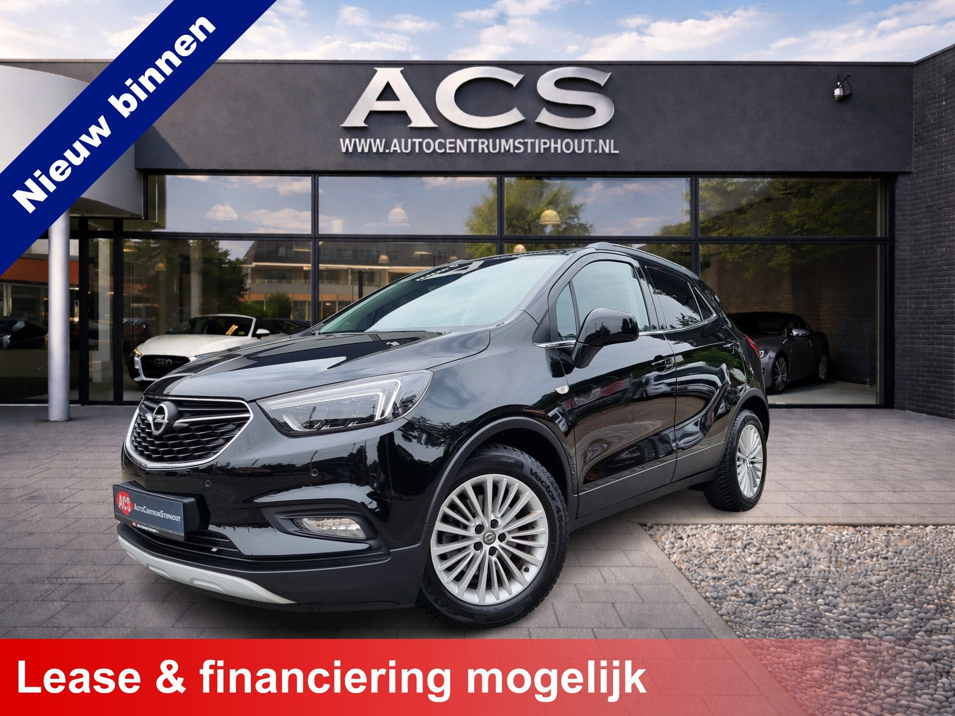 Opel Mokka X 1.4 Turbo Innovation | 141pk | Carplay | Super, Auto's, Dealer onderhouden, Gebruikt, Leder en Stof, Zwart