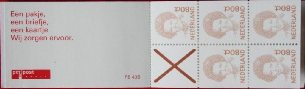 Nederland 1992 - nvph PB43b - Beatrix 'inversie', Verzenden, Na 1940, Postfris