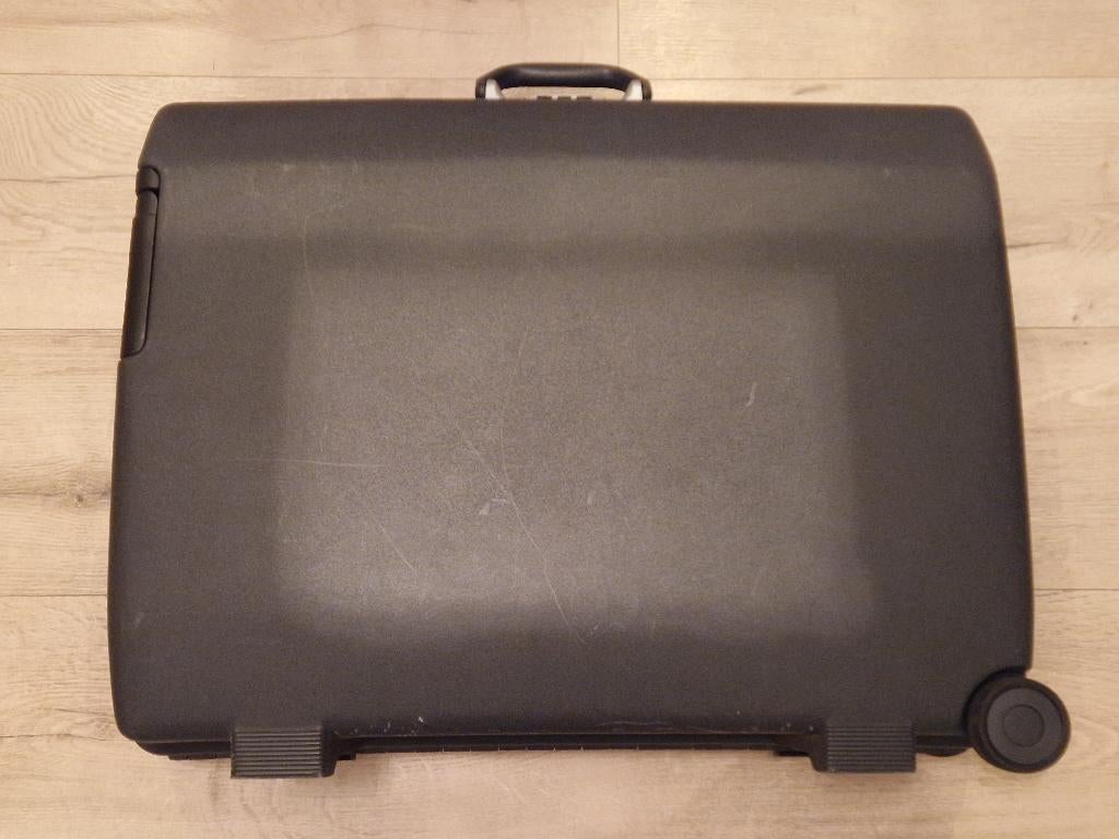 Samsonite koffer zwart/grijs (ongeveer 75 x 55 cm), Sieraden, Tassen en Uiterlijk, Koffers, Gebruikt, Hard kunststof, 70 cm of meer