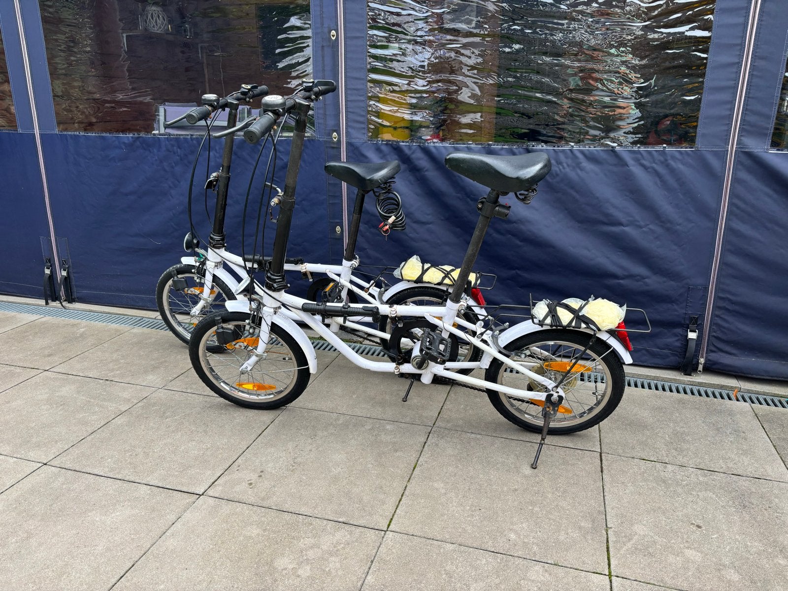 2 Compass vouwfietsen (bootfietsen) met draagtas en slot, Fietsen en Brommers, Ophalen, Gebruikt, Overige merken, Versnellingen
