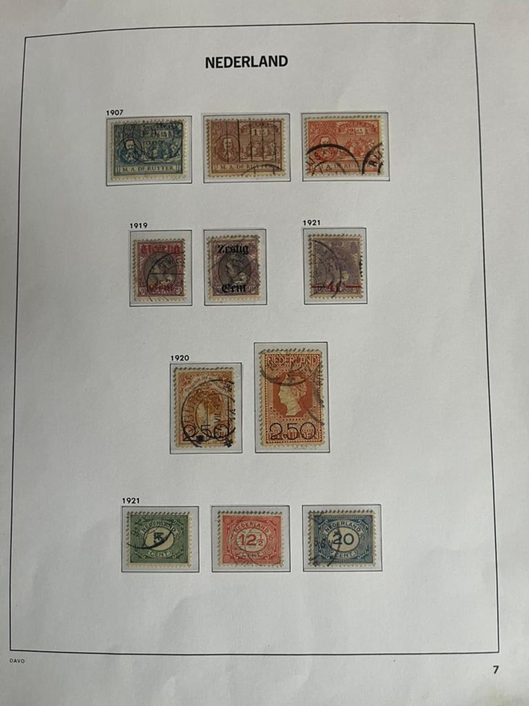 Klassiek kavel davo blz 7!, Postzegels en Munten, Postzegels | Nederland, Gestempeld, T/m 1940, Ophalen of Verzenden