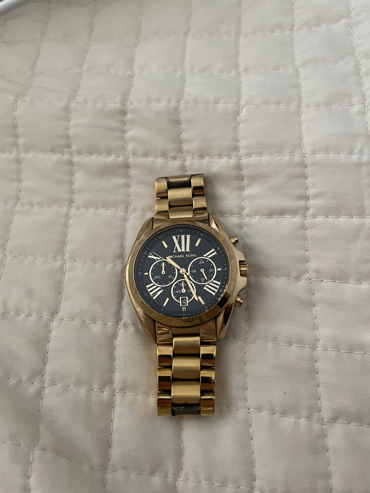 Horloge micheal kors, Ophalen of Verzenden, Zo goed als nieuw, Staal, Overige merken