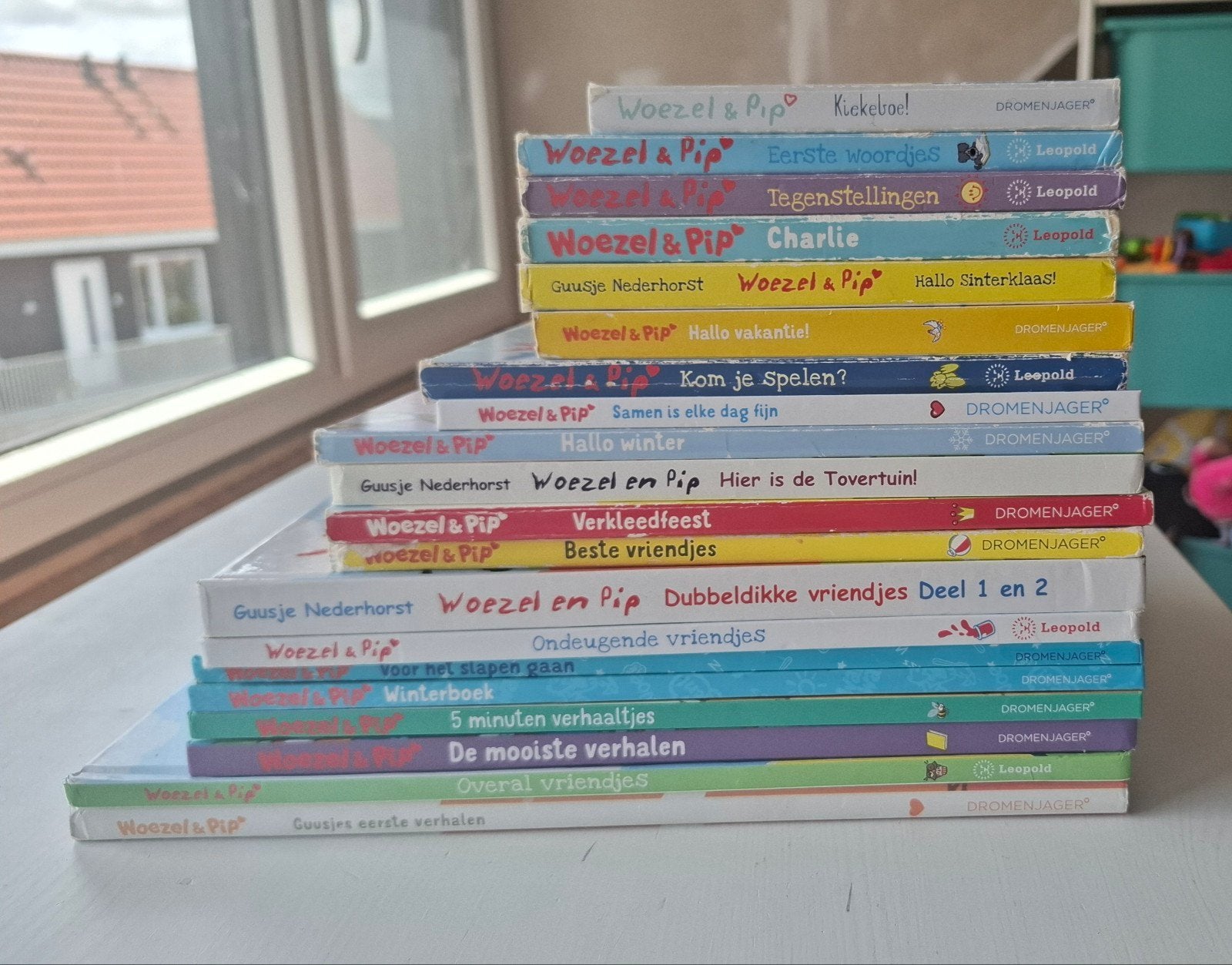 Grote collectie Woezel & Pip boeken (20 stuks), Ophalen of Verzenden, Gelezen