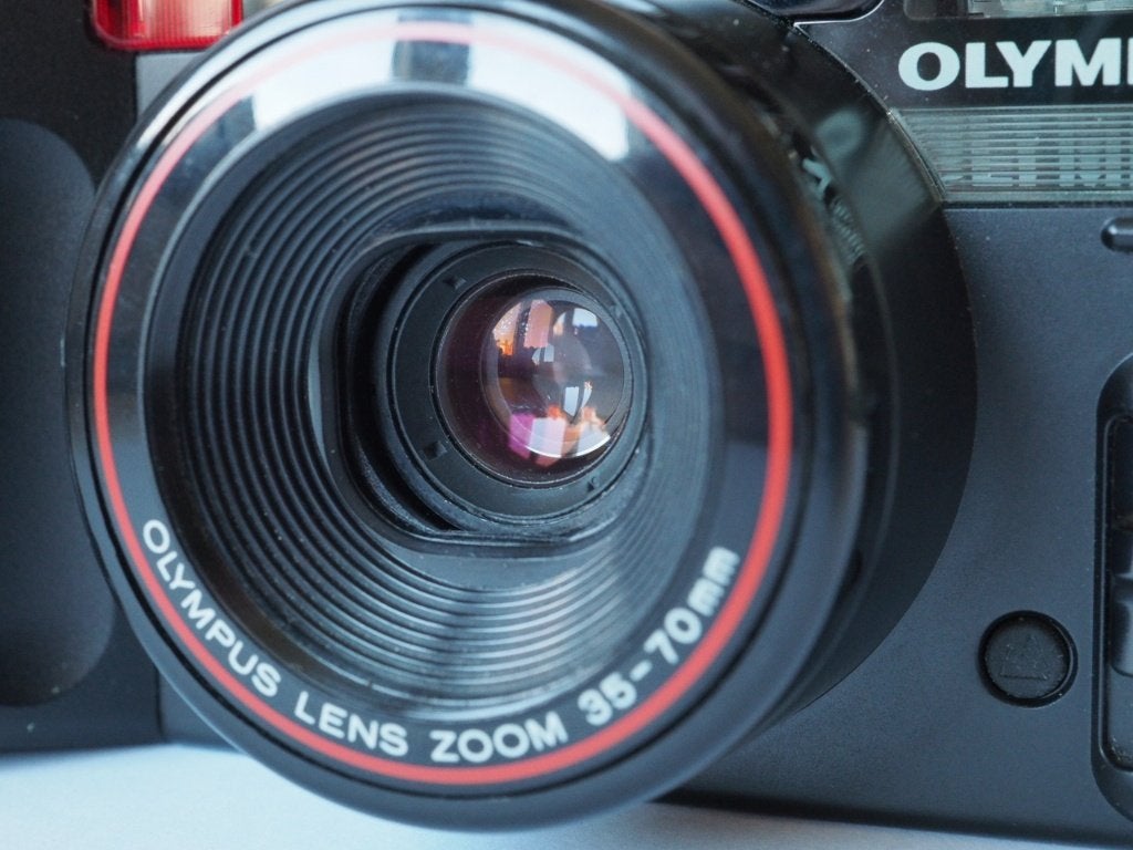 Olympus AZ-100 Zoom, Ophalen of Verzenden, Zo goed als nieuw, Compact, Olympus