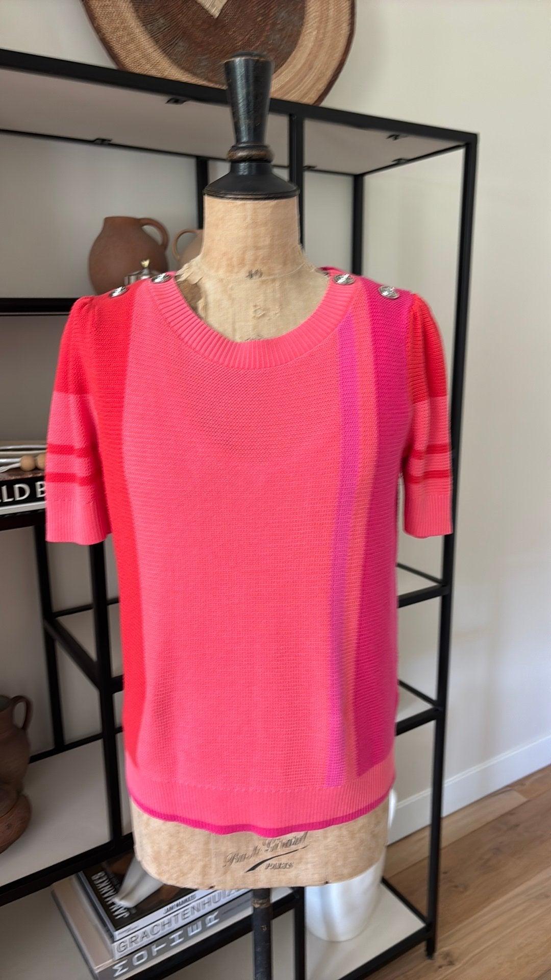 Caroline Biss color blocking maat 40 truitje zgan, Verzenden, Zo goed als nieuw, Maat 38/40 (M)