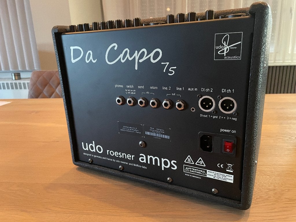 Udo Roesner Da Capo 75, Ophalen of Verzenden, Zo goed als nieuw, 50 tot 100 watt