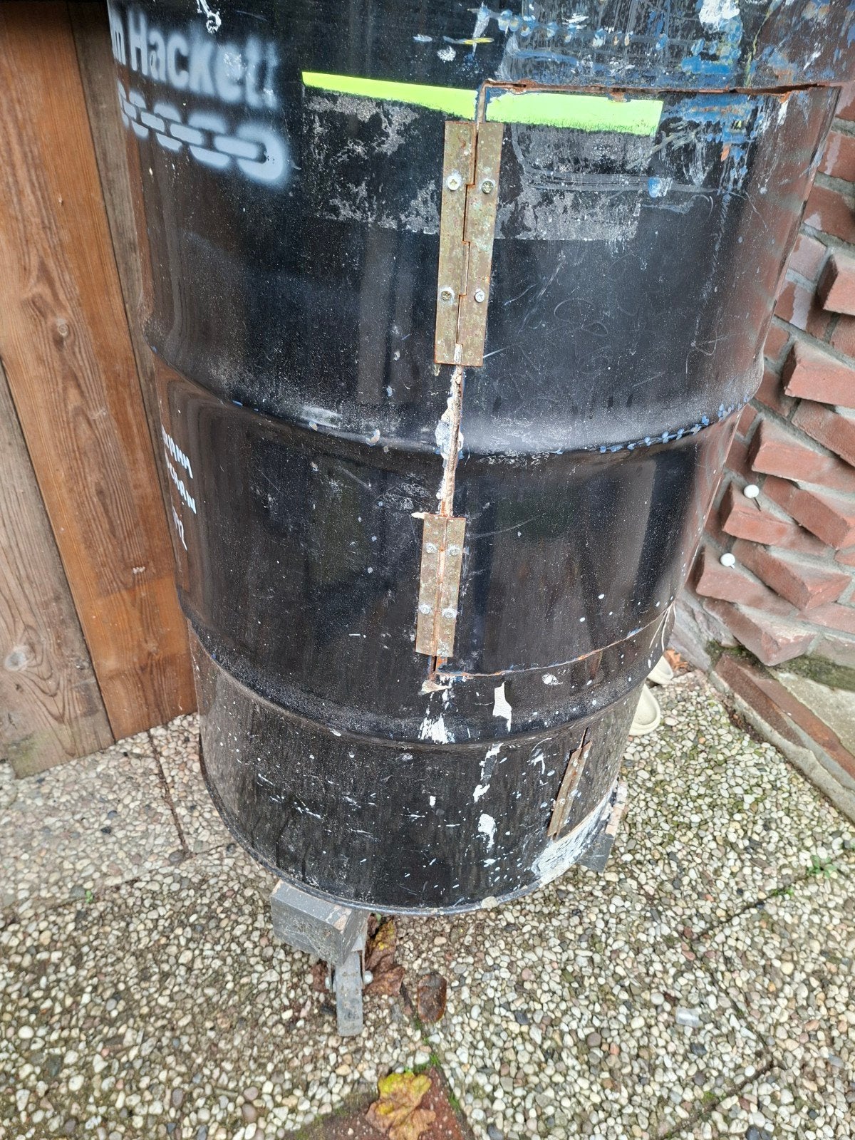 Unieke Zelfbouw Drum-Oven / BBQ / Buitenkeuken(Mobiel), Tuin en Terras, Ophalen of Verzenden
