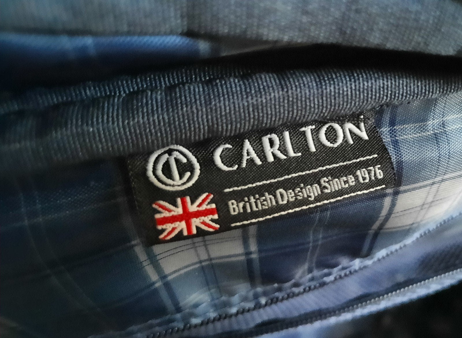 Carlton Laptop Tas - Blauw, Nette Staat, Ophalen, 17 inch of meer