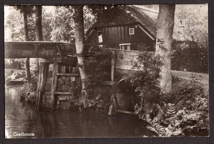 Giethoorn. 1950. Uitg, Logtmeier., Ophalen of Verzenden, 1940 tot 1960, Gelopen, Overijssel