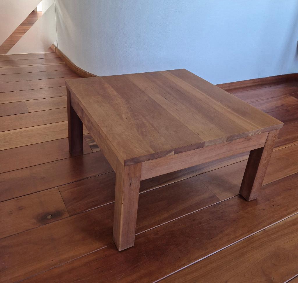 Salontafel kersenhout. Maat: 80x80x45 cm.Nieuw +/- € 550,=., Ophalen, 50 tot 100 cm, Vierkant, Zo goed als nieuw
